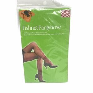 Fishnet Pantyhose Stockings Red